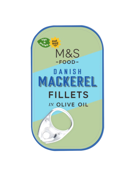 Danish Mackerel Fillets in Olive Oil