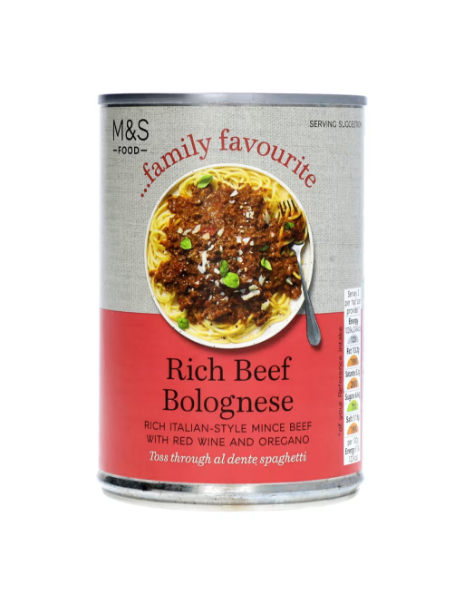 Canned Beef Bolognese