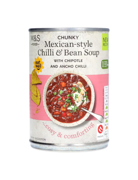 Chunky Vegetable & 3 Bean Soup