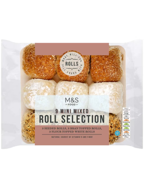 9 Mini Mixed Roll Selection