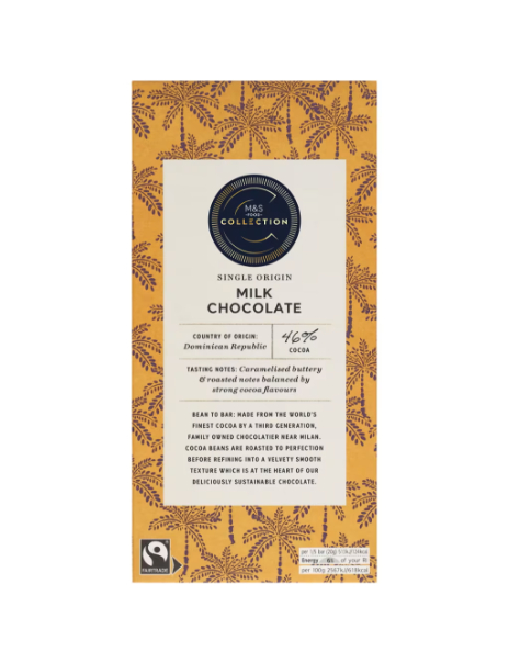 Fairtrade 46% Cocoa Milk Chocolate