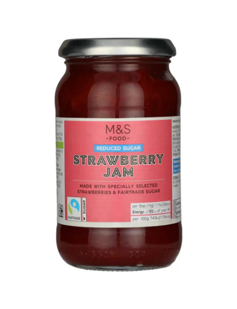 Reduced Sugar Strawberry Jam