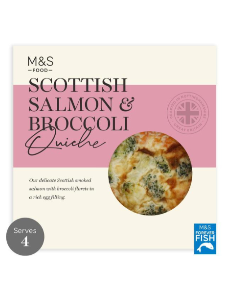 Salmon And Broccoli Quiche