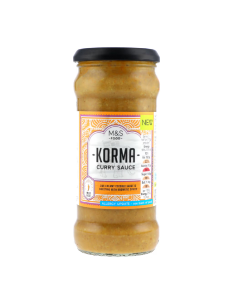 Mild Korma Sauce