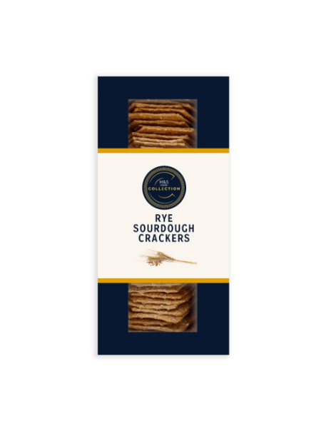 Rye Sourdough Crackers