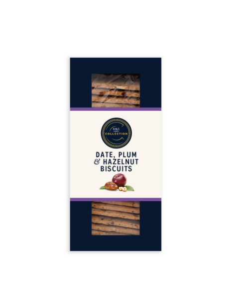 Date, Plum & Hazelnut Biscuits