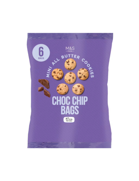 6 Bags Mini Choc-Chip Cookies 6 Bags Mini Choc-Chip Cookies