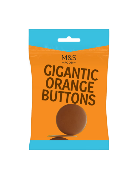 Gigantic Chocolate Orange Buttons