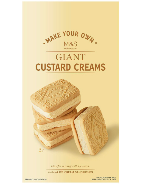 Giant Custard Cream Make Your Own