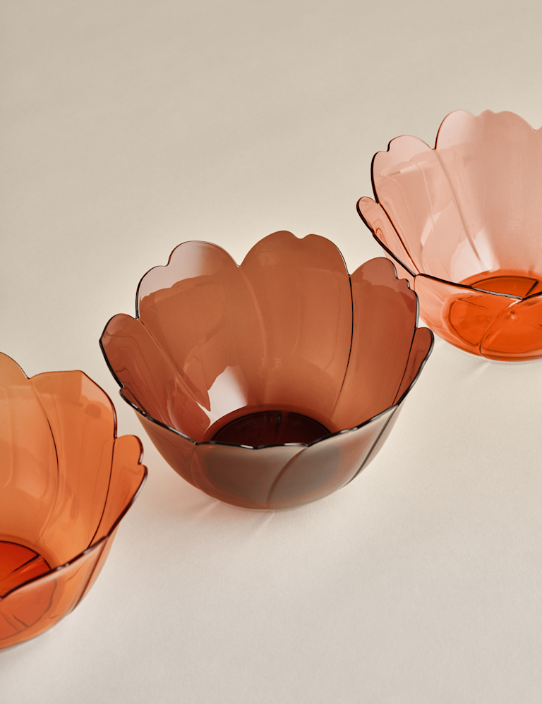 Set of 3 Boho Flower Nibble Bowls