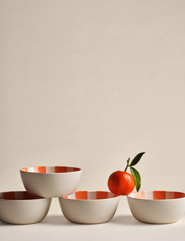 Set of 4 Summer Brights Picnic Cereal Bowls