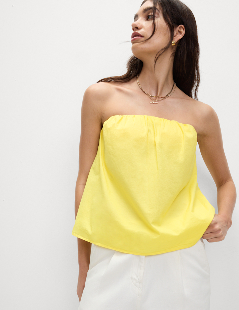 Pure Cotton Bandeau Top