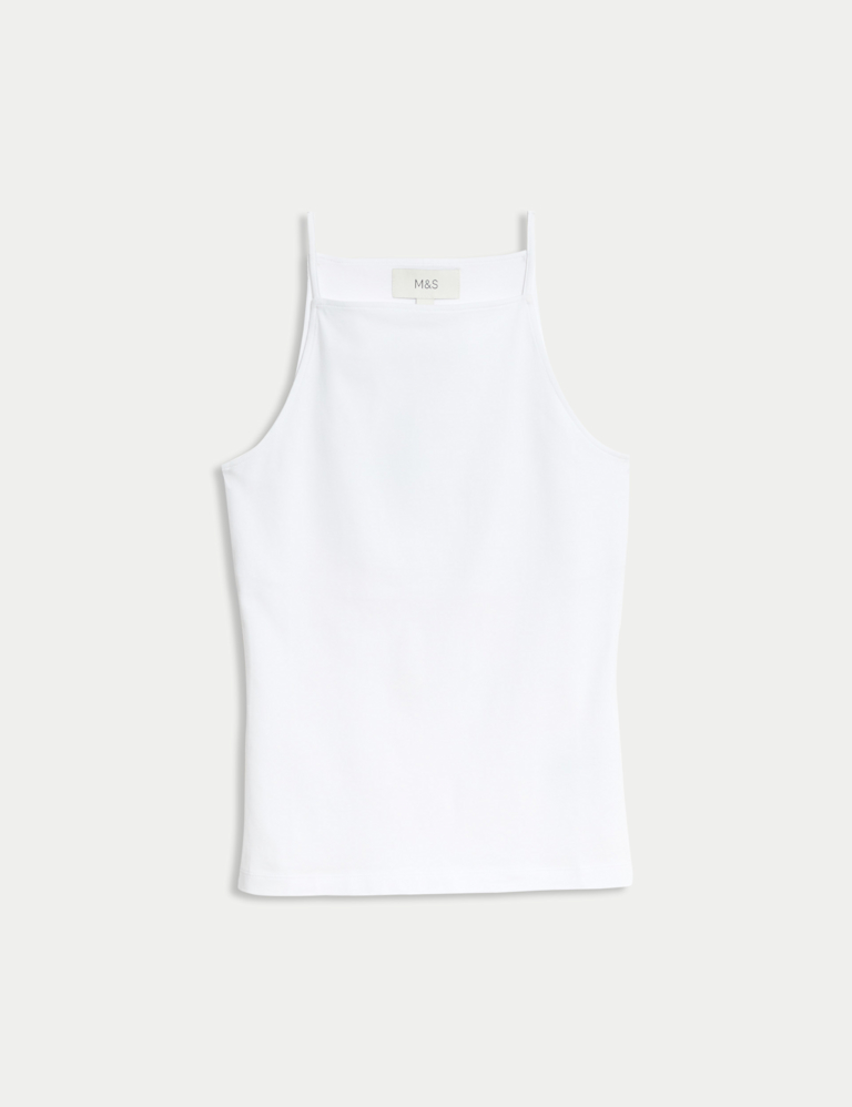 Cotton Rich Racer Neck Vest