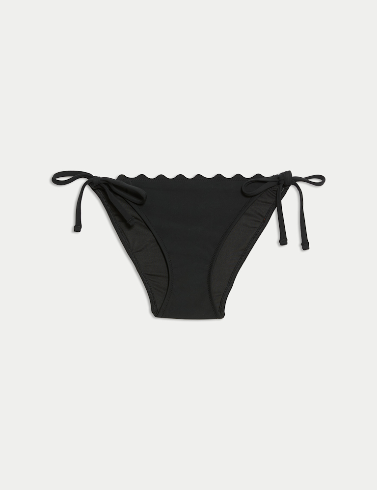 Neoprene Tie Side Bikini Bottoms
