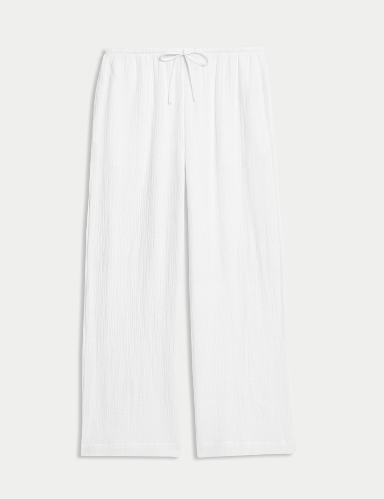 Pure Cotton Drawstring Trousers