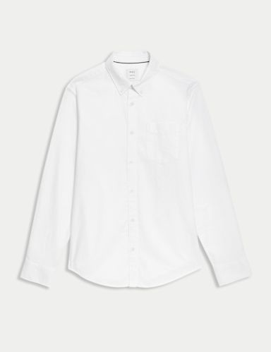 Slim Fit Pure Cotton Oxford Shirt