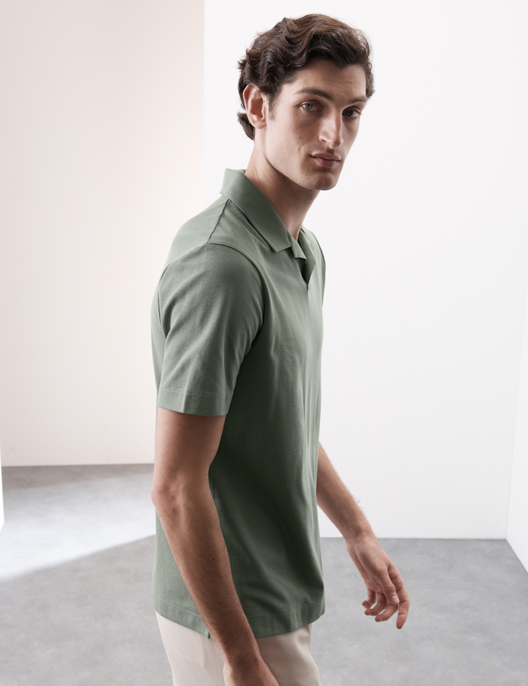 Cotton Rich Micro Pique Coolmax™ Polo Shirt