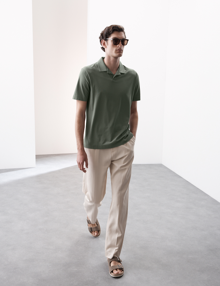 Cotton Rich Micro Pique Coolmax™ Polo Shirt