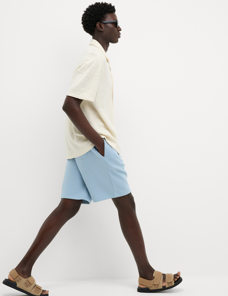 Elasticated Waist Cotton Rich Oversized Shorts