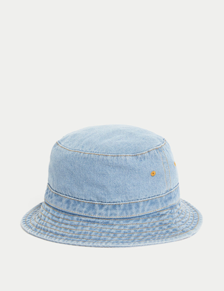 Kids Cotton Plain Bucket Hat (1-13 Yrs) Kids Cotton Plain Bucket Hat (1-13 Yrs)