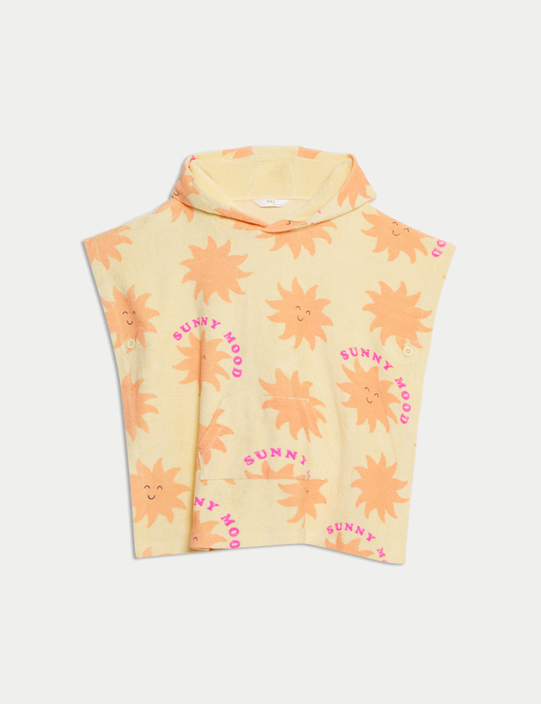 Pure Cotton Sun Toweling Poncho (2-8 Yrs)