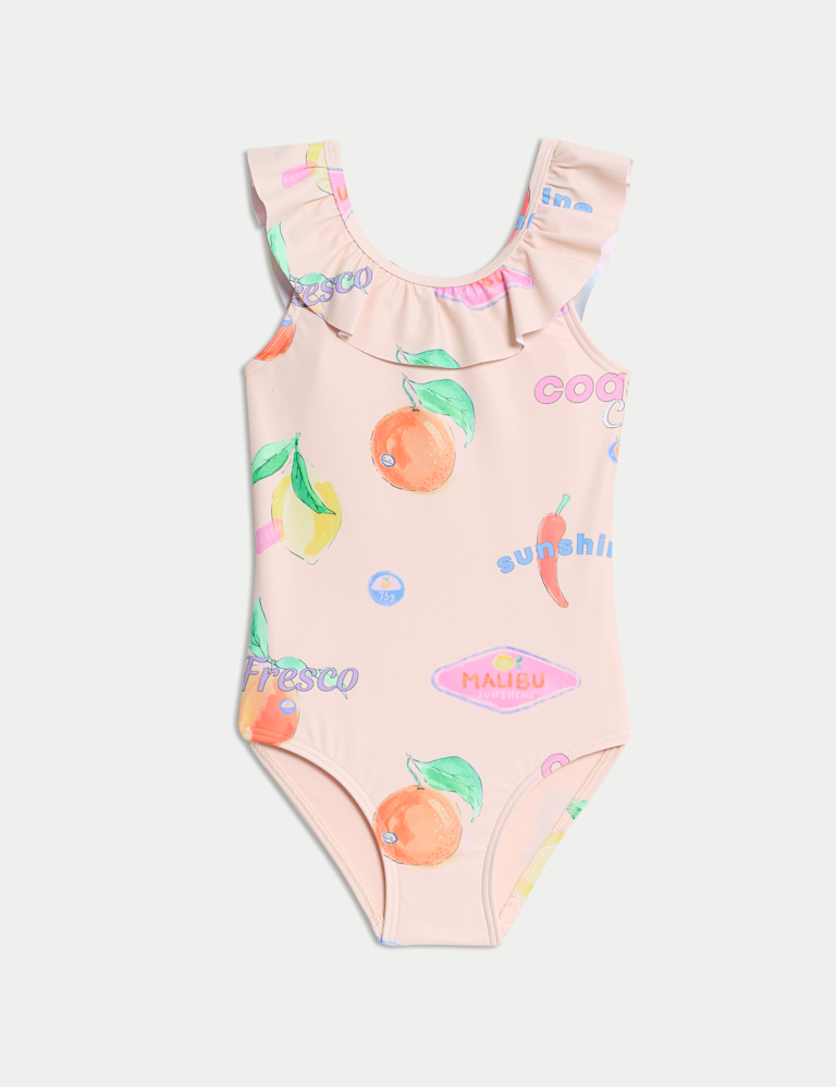 Fruit Frill Swimsuit (2-8 Yrs)