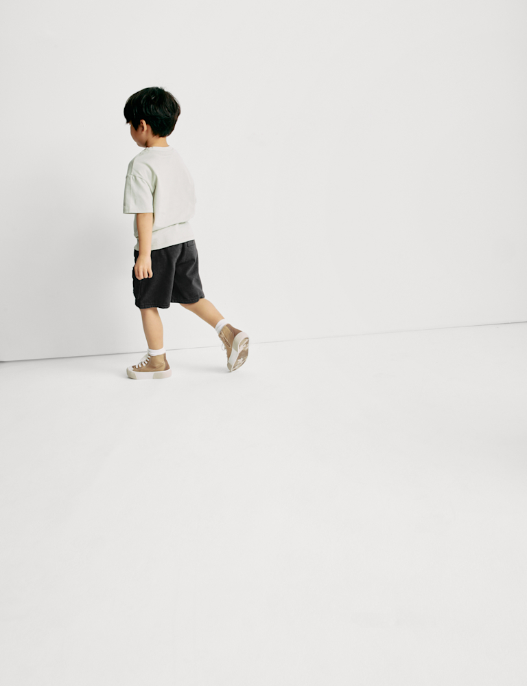 Cotton Rich Washed Cargo Shorts (2-8 Yrs)