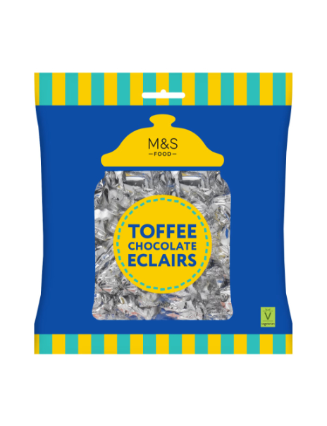 Toffee Chocolate Eclairs