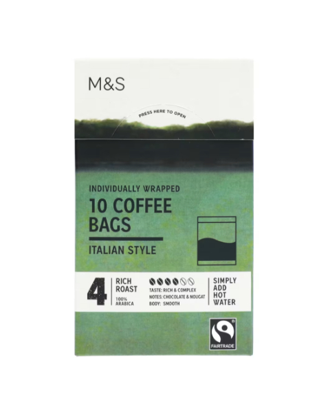 10 Cup Filters Italian Style Coffee