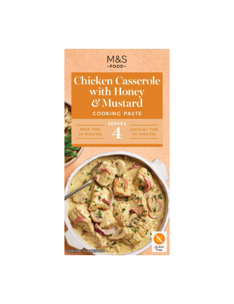 Chicken Casserole with Honey & Mustard Cooking Paste
