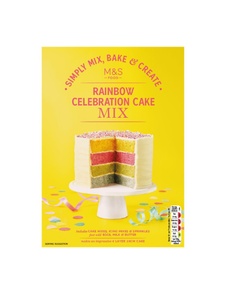 Rainbow Celebration Cake Mix