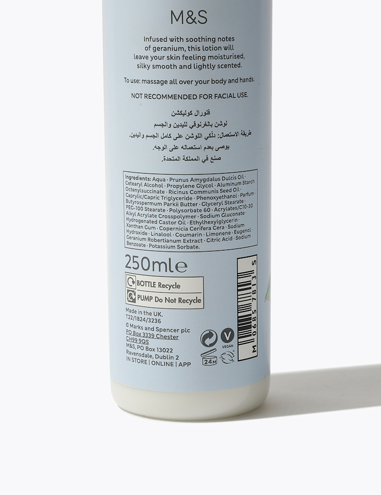 Geranium Hand & Body Lotion 250ml