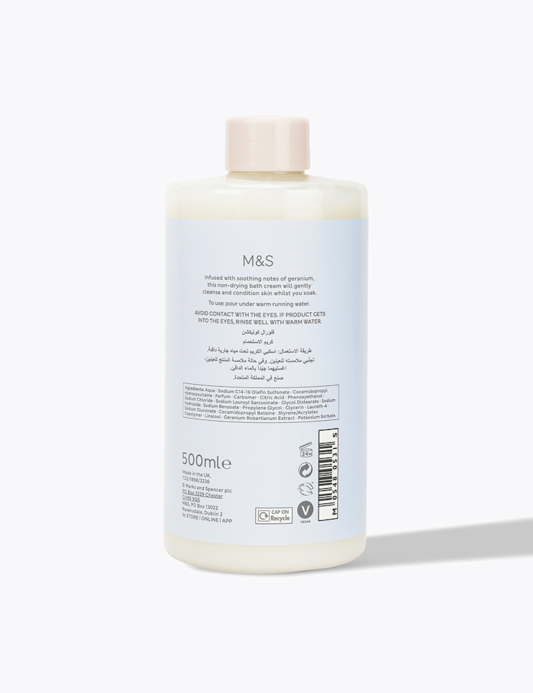 Geranium Soothing Bath Cream