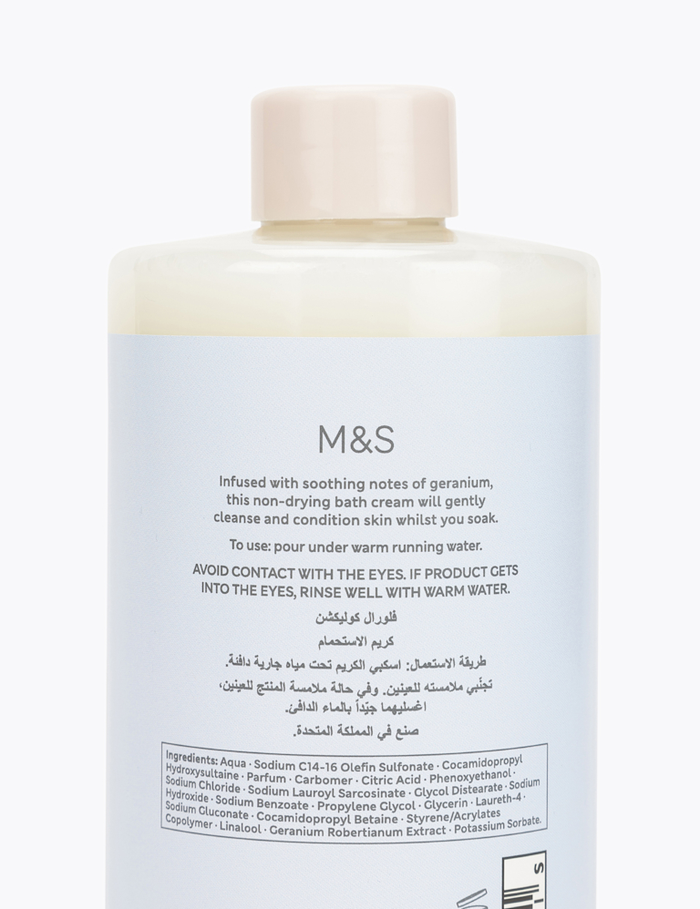 Geranium Soothing Bath Cream