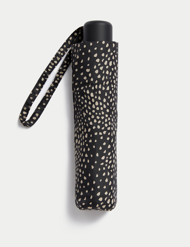 Polka Dot Compact Umbrella