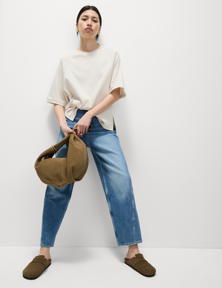 Pure Cotton Relaxed Boxy T-Shirt