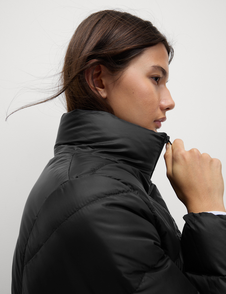 Petite Feather & Down Packaway Puffer Jacket