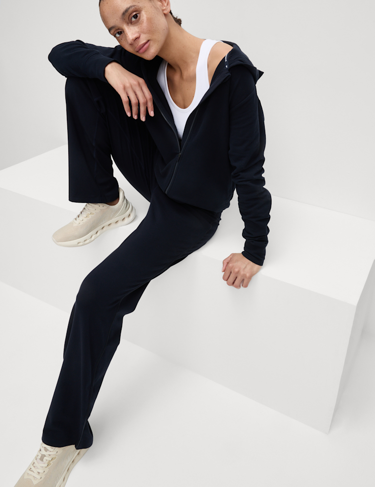 Cotton Rich Side Stripe Straight Leg Joggers