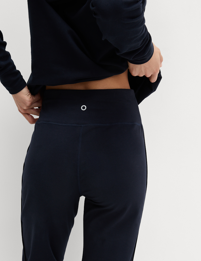 Cotton Rich Side Stripe Straight Leg Joggers