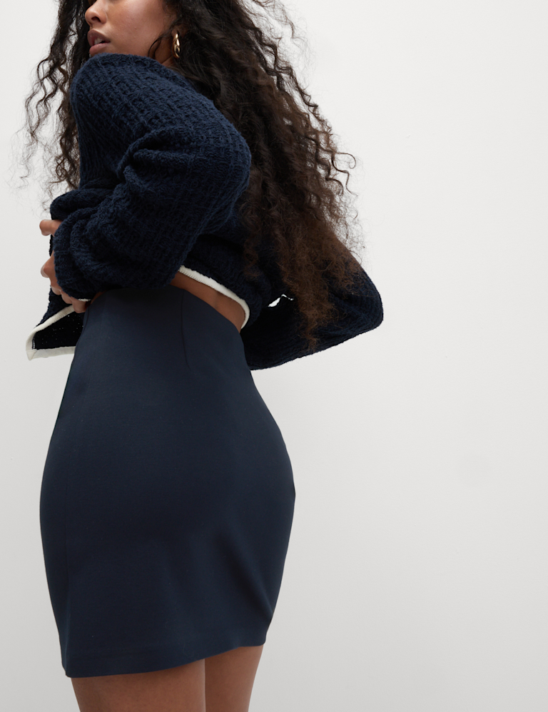 Jersey Mini A-Line Skirt