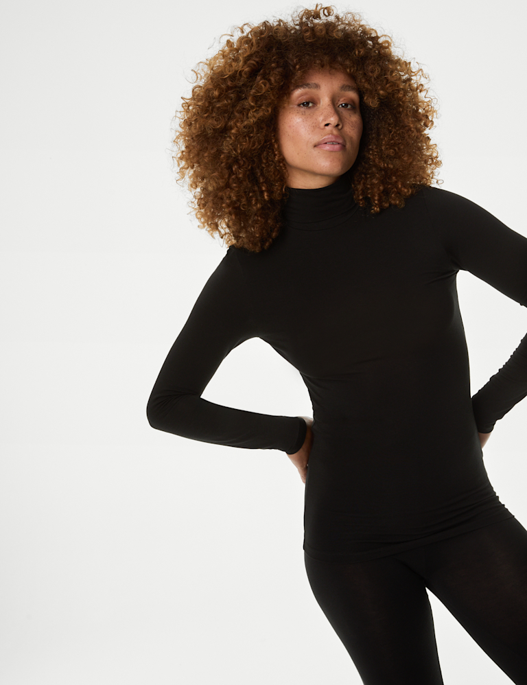 2pk Heatgen™ Thermal Polo Neck Tops