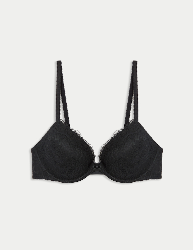 Jasmine Lace Wired Plunge Bra A-E