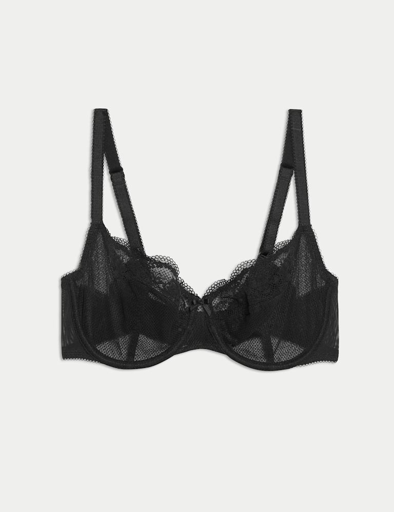 Jasmine Lace Wired Balcony Bra A-E