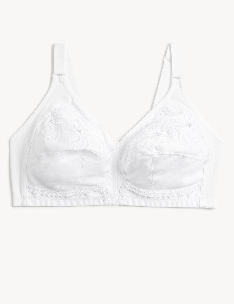 Total Support Embroidered Full Cup Bra B-G