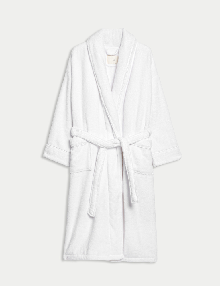 Pure Cotton Towelling Dressing Gown