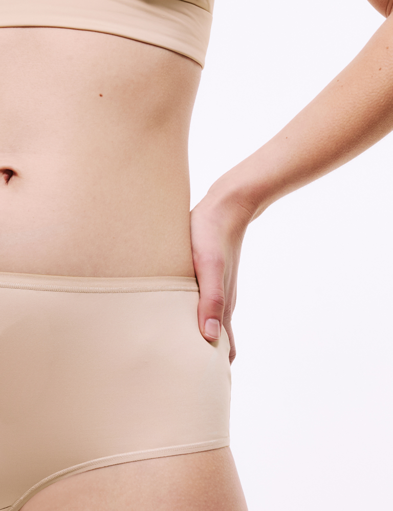 5pk Microfibre High Rise Knicker Shorts