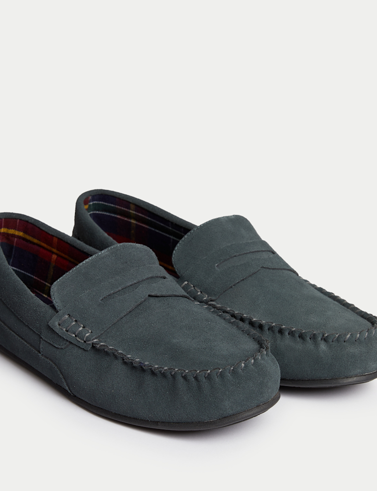 Suede Slippers with Freshfeet™