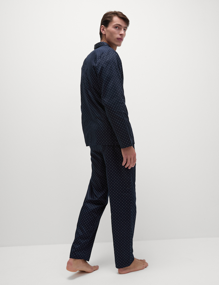 Pure Cotton Polka Dot Pyjama Set