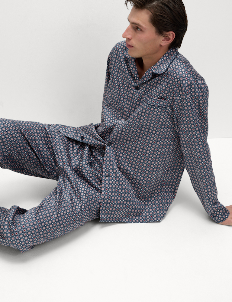 Pure Cotton Mosaic Pyjama Set