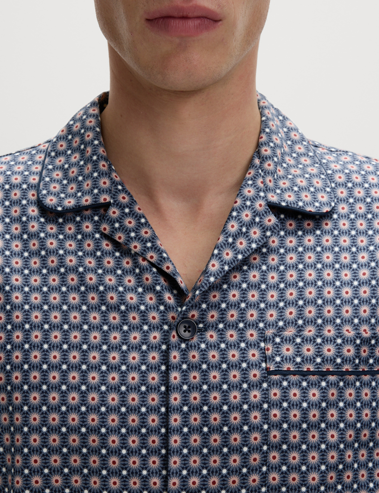 Pure Cotton Mosaic Pyjama Set